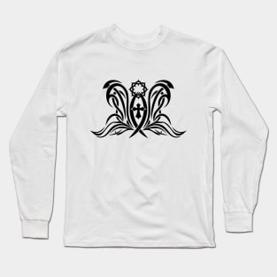 Fish is a sign of Jesus. Tattoo style. Long Sleeve T-Shirt